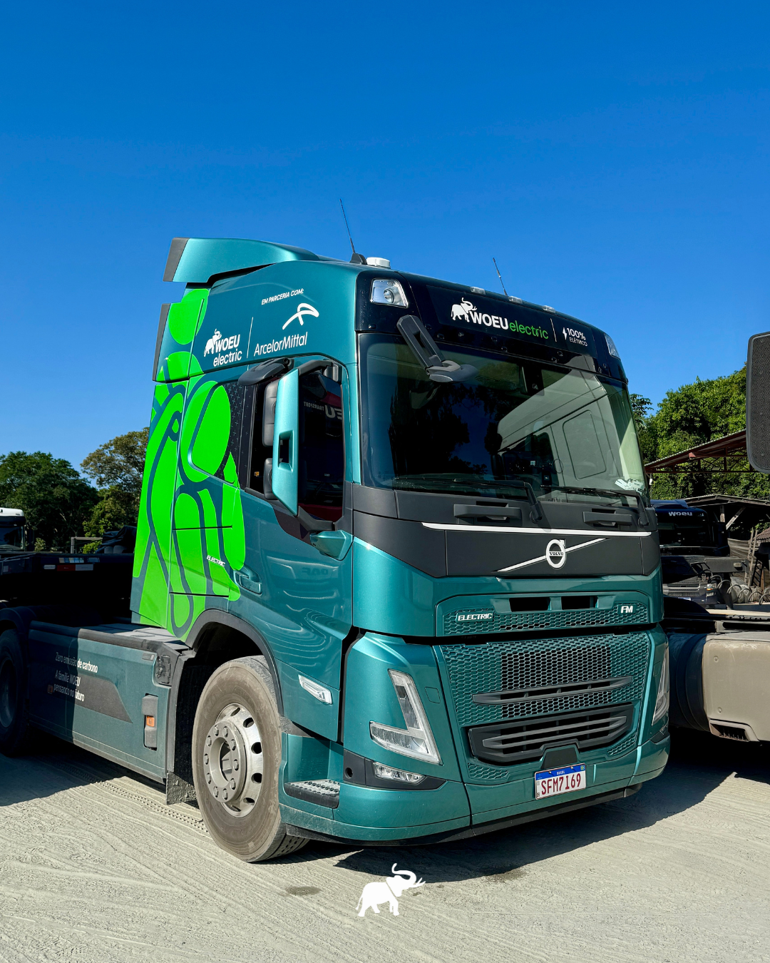 Caminhão elétrico Volvo FM Electric da WOEU